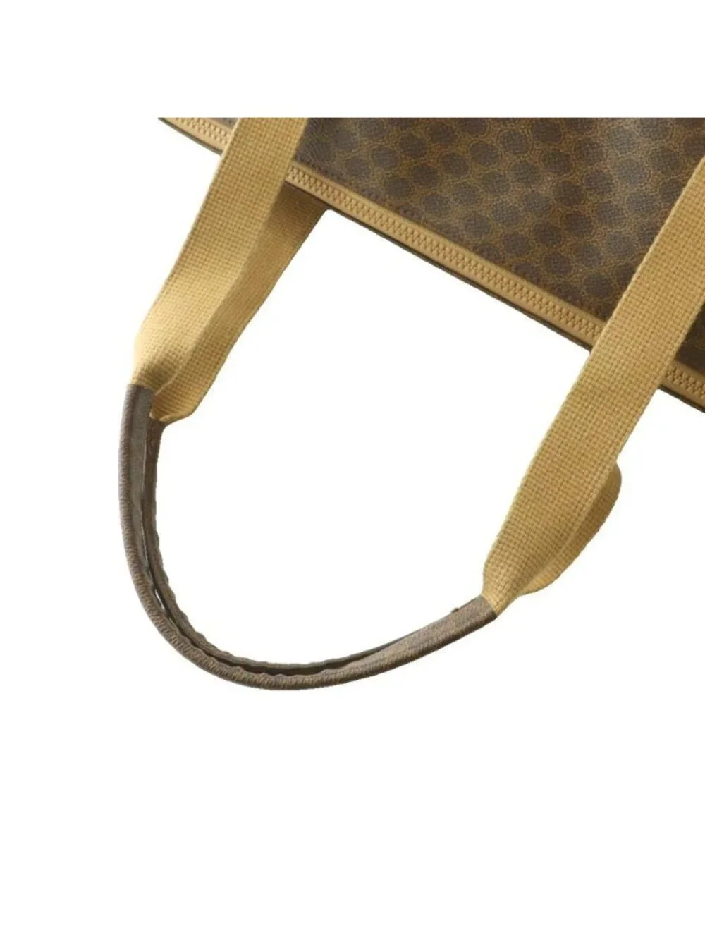 Celine Boston Bag Macadam Pattern Brown - Picture 5 of 8